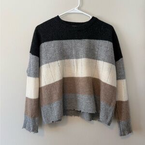 27 Miles Malibu Cashmere Striped Sweater